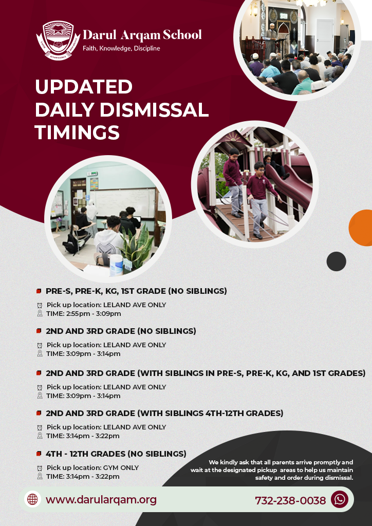 Daily Dismissal Timings